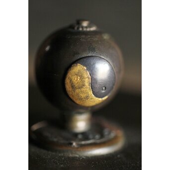 亀文堂 波千鳥 楼閣山水銀象嵌 鉄瓶 湯沸　M227 