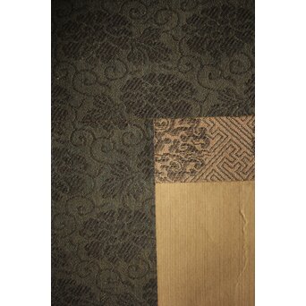 倣 山本梅逸 花鳥之図 双幅 絹本掛軸　Z225 