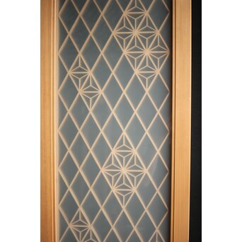 散らし組子 両面ガラス欄間　R0021 