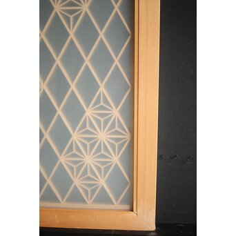 散らし組子 両面ガラス欄間　R0021 