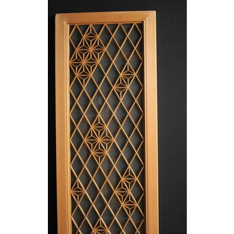 散らし組子 両面ガラス欄間　R0021 