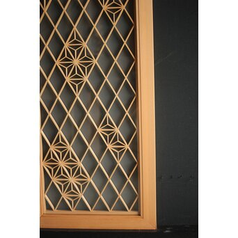 散らし組子 両面ガラス欄間　R0021 