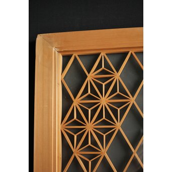 散らし組子 両面ガラス欄間　R0021 