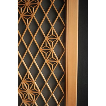 散らし組子 両面ガラス欄間　R0021 