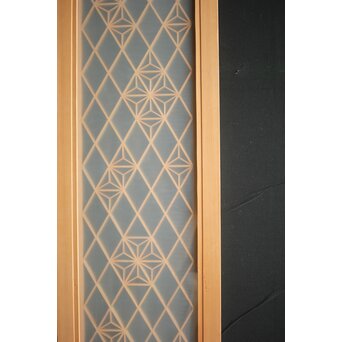 散らし組子 両面ガラス欄間　R0022 