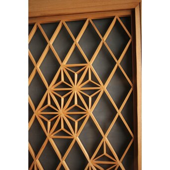 散らし組子 両面ガラス欄間　R0022 