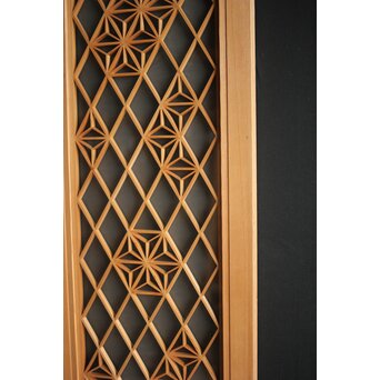 散らし組子 両面ガラス欄間　R0022 