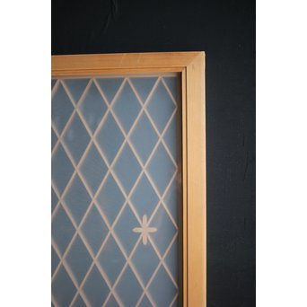 とんぼ 組子 ガラス中型欄間　R0026 