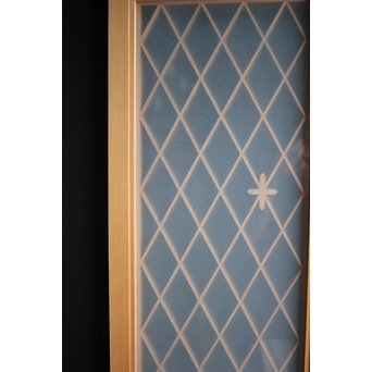 とんぼ 組子 ガラス中型欄間　R0026 