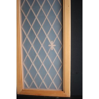 とんぼ 組子 ガラス中型欄間　R0026 