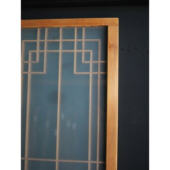 ガラス入 組子欄間　R0027 