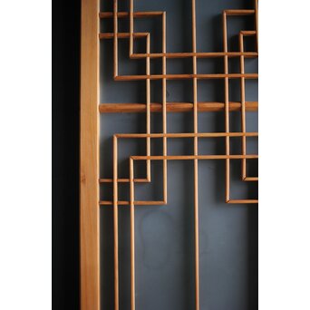 ガラス入 組子欄間　R0027 