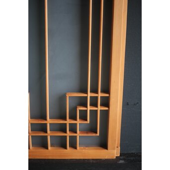 ガラス入 組子欄間　R0027 