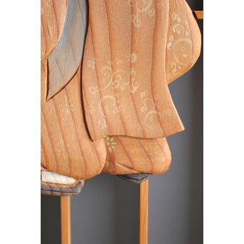 小野道風 柳に蛙 書院 4枚1組　R0028Y 