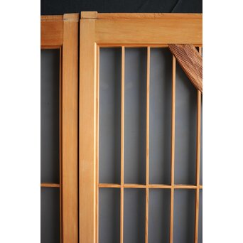 小野道風 柳に蛙 書院 4枚1組　R0028Y 