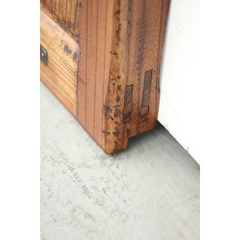 総欅 大金具板蔵戸　W004Y 