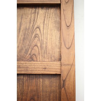 総欅 大金具板蔵戸　W004Y 