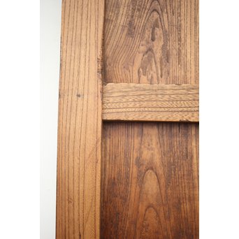 総欅 大金具板蔵戸　W004Y 