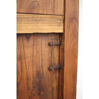 総欅 大金具板蔵戸　W004Y 