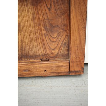 総欅 大金具板蔵戸　W004Y 