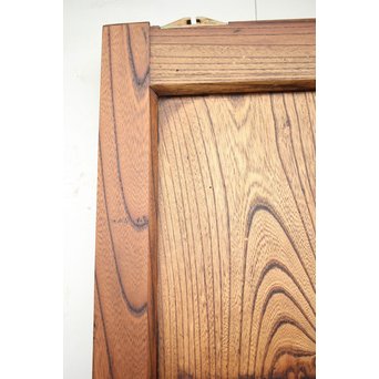 総欅 大金具板蔵戸　W004Y 