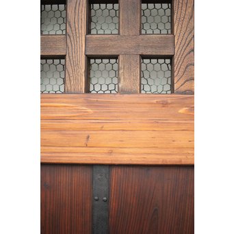 鉄金具 堅牢升格子蔵戸　W005YD 