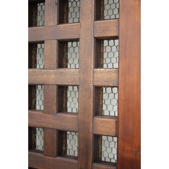 鉄金具 堅牢升格子蔵戸　W005YD 