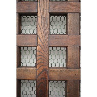 鉄金具 堅牢升格子蔵戸　W005YD 