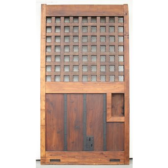 鉄金具 堅牢升格子蔵戸　W005YD