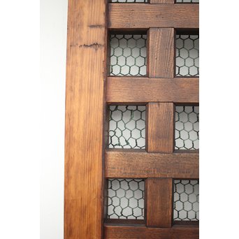 鉄金具 堅牢升格子蔵戸　W005YD 