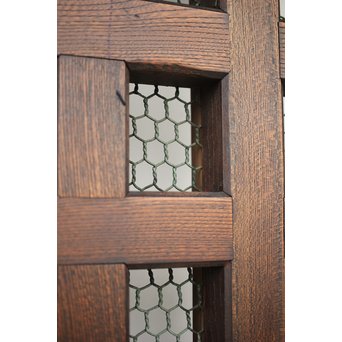 鉄金具 堅牢升格子蔵戸　W005YD 