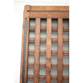 鉄金具 堅牢升格子蔵戸　W005YD 