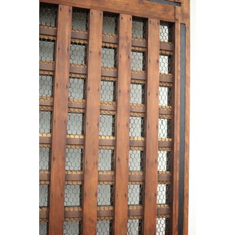 鉄金具 堅牢升格子蔵戸　W005YD 