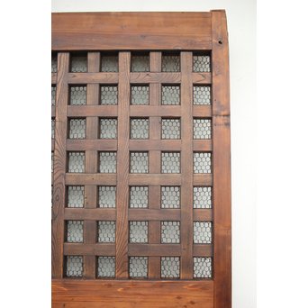 鉄金具 堅牢升格子蔵戸　W005YD 