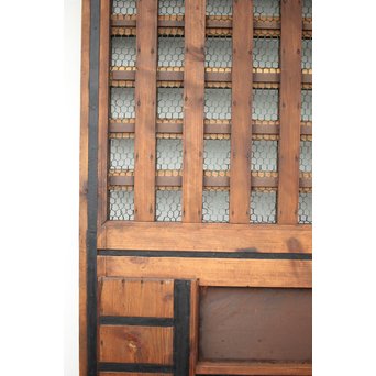 鉄金具 堅牢升格子蔵戸　W005YD 