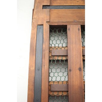 鉄金具 堅牢升格子蔵戸　W005YD 