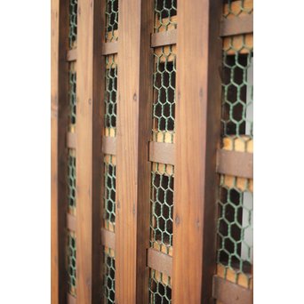 鉄金具 堅牢升格子蔵戸　W005YD 