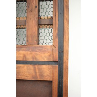 鉄金具 堅牢升格子蔵戸　W005YD 