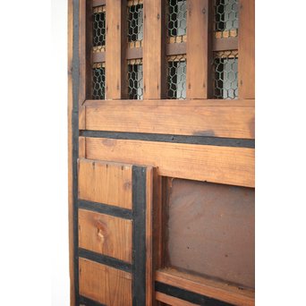 鉄金具 堅牢升格子蔵戸　W005YD 