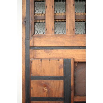 鉄金具 堅牢升格子蔵戸　W005YD 