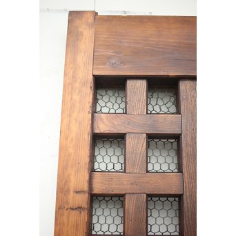 鉄金具 堅牢升格子蔵戸　W005YD 