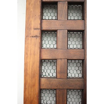 鉄金具 堅牢升格子蔵戸　W005YD 