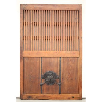 巾着金具 格子蔵戸　W006