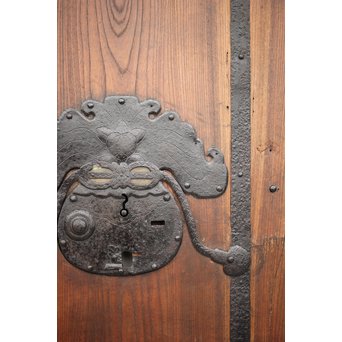 巾着金具 格子蔵戸　W006 