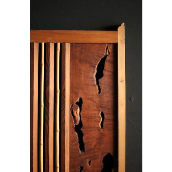 名栗細工 自然木の衝立　R0030 