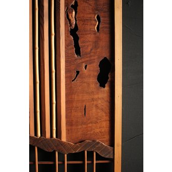 名栗細工 自然木の衝立　R0030 