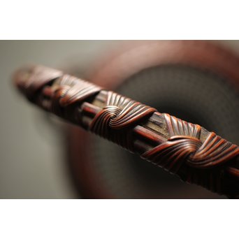 初代 前田竹房斎 竹編籠　U223 