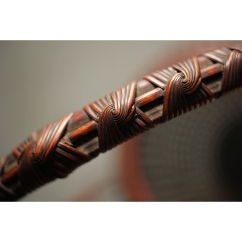 初代 前田竹房斎 竹編籠　U223 