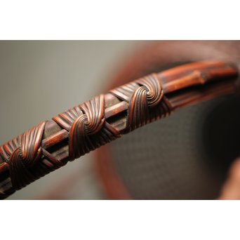初代 前田竹房斎 竹編籠　U223 