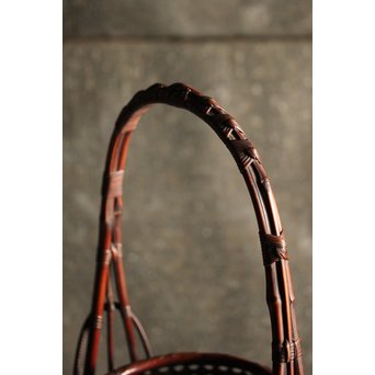 初代 前田竹房斎 竹編籠　U223 